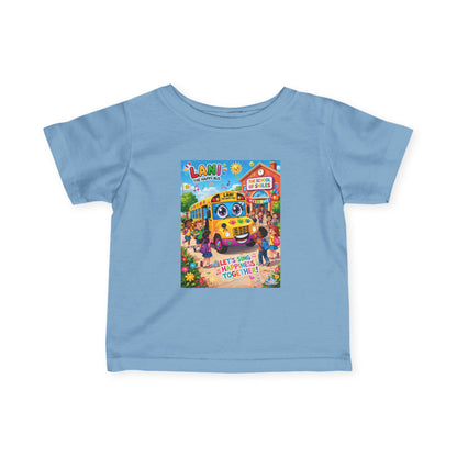 Lani™ Infant Fine Jersey Tee – "Let's Sing Happiness Together!" Graphic