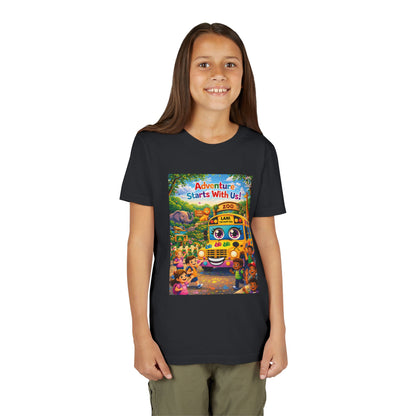 Lani™ Youth Short Sleeve Tee – "Adventure Starts With Us!" Graphic