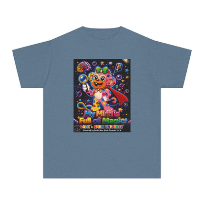 Panz™ Youth Midweight Tee – "My Mind is Full of Magic" Graphic | Smile Universe Collection