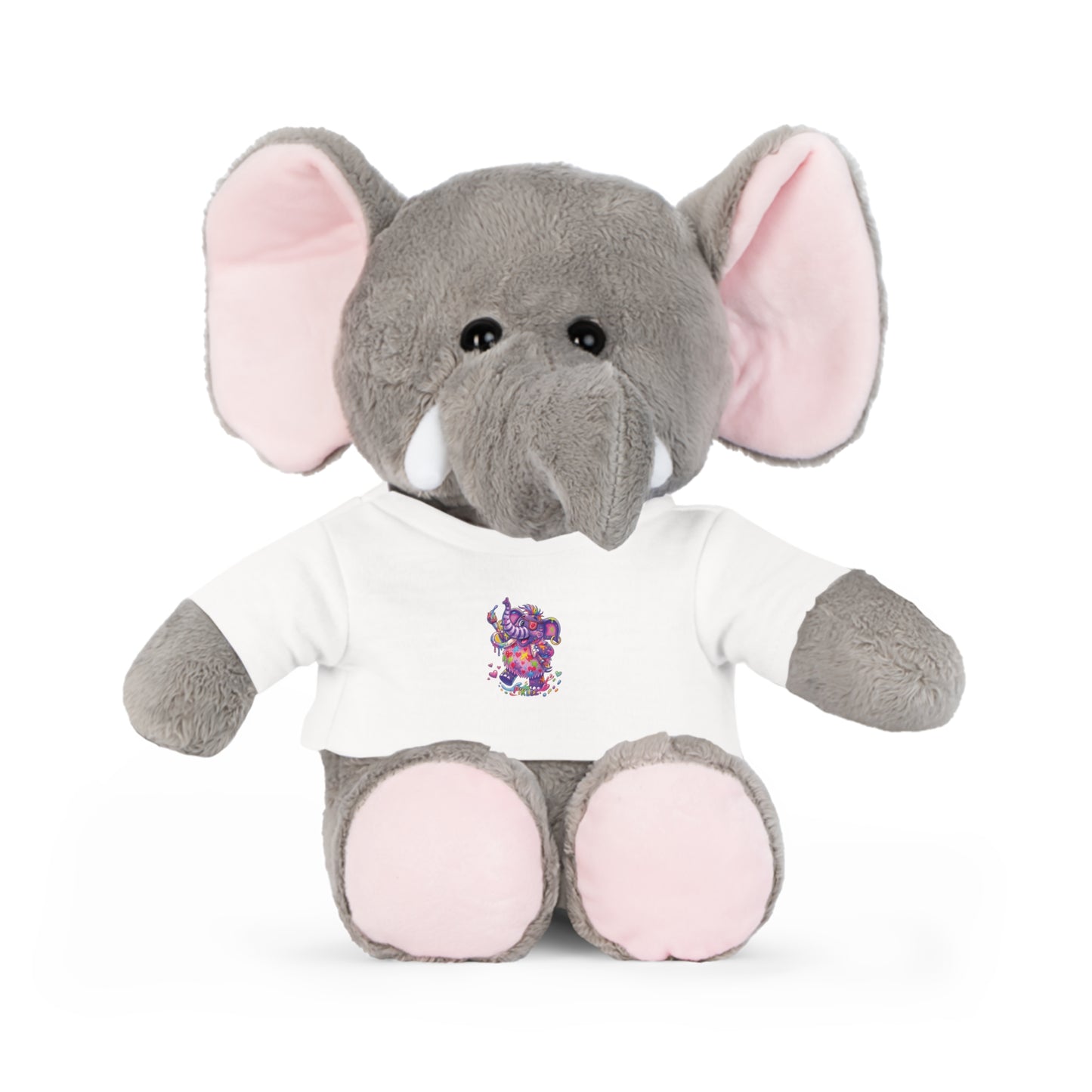 Piklez™ Plush Toy with T-Shirt – "Magic Paint!" Graphic | Smile Universe Collection