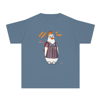 TuBz™ "Being Smart Iz Kool" Youth Graphic T-Shirt - Educational Kids Tee | TuBz4Kidz