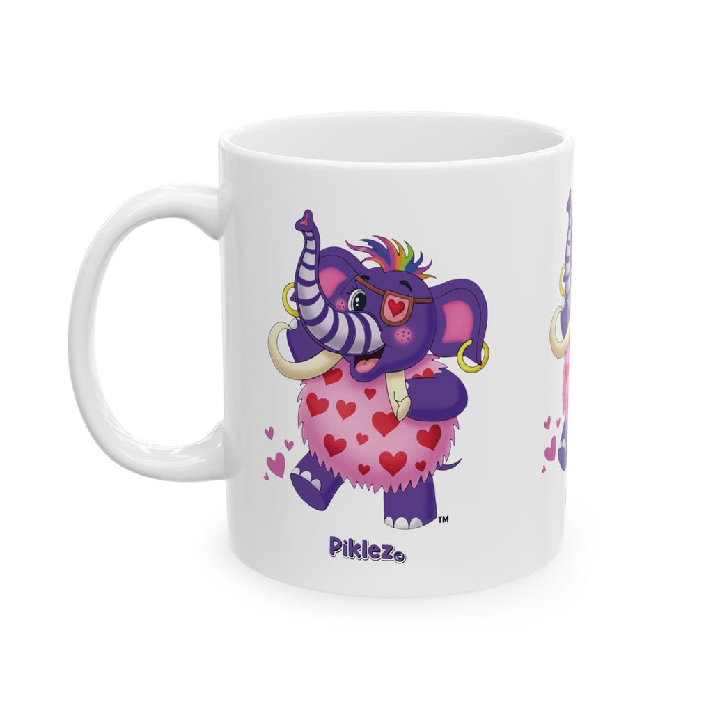 Piklez™ Ceramic Mug (11oz & 15oz) – "Full of Love!" Graphic | Smile Universe Collection