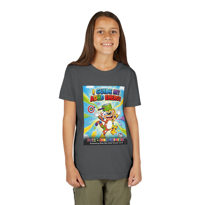 Potz™ Youth Short Sleeve Tee – "I Guide My ADHD Energy!" Graphic Tee | Smile Universe Collection