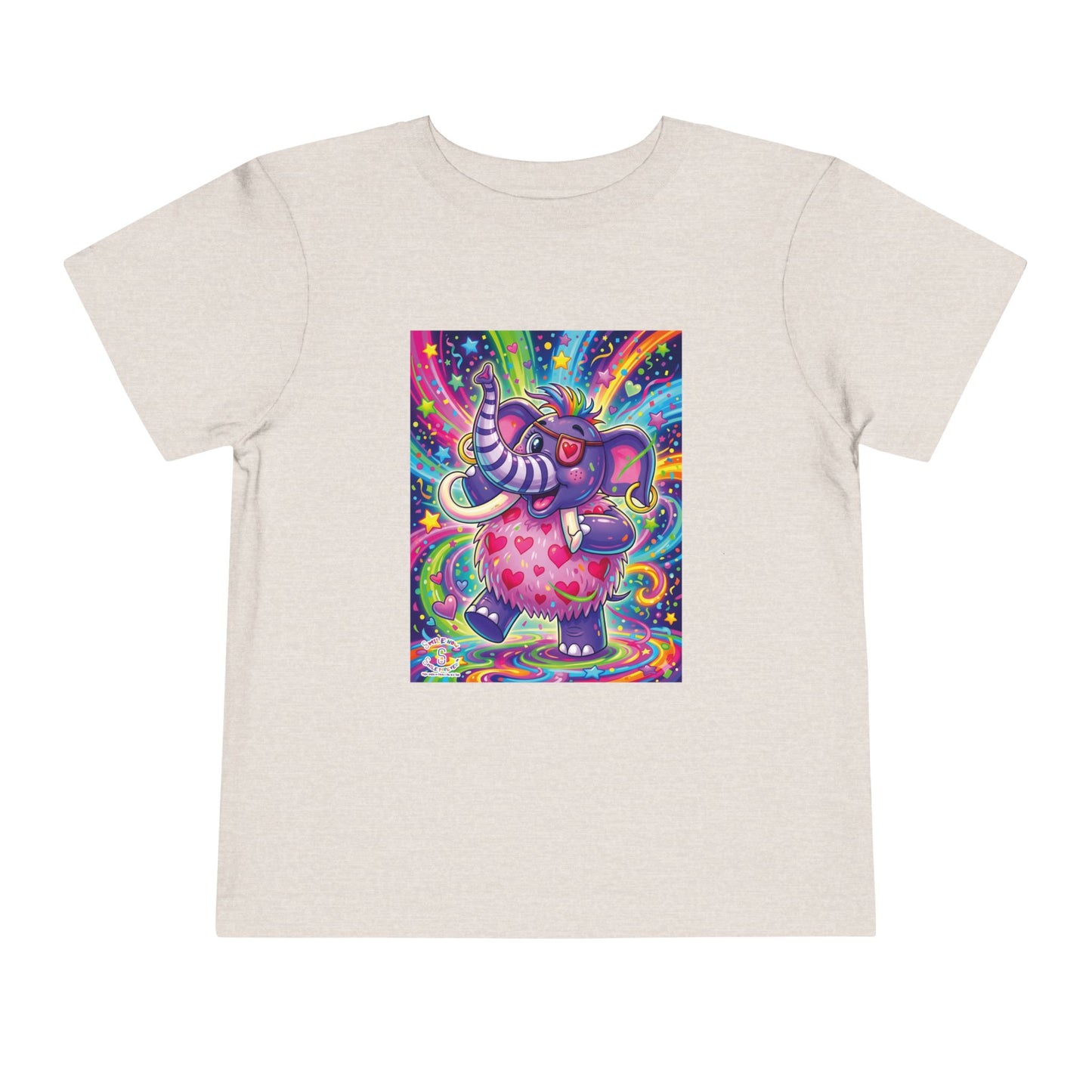 Piklez™ Toddler Short Sleeve Tee – "Born to Celebrate!" Graphic Shirt | Smile Universe Collection