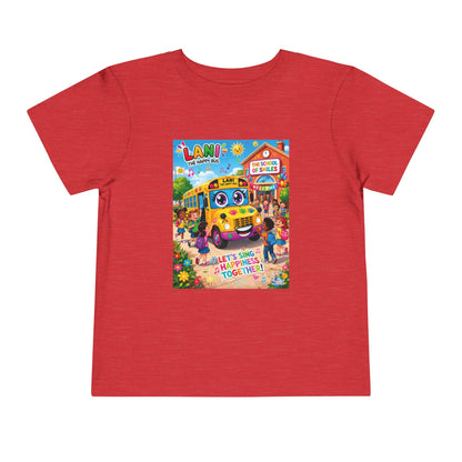Lani™ Toddler Short Sleeve Tee – "Let's Sing Happiness Together!" Graphic