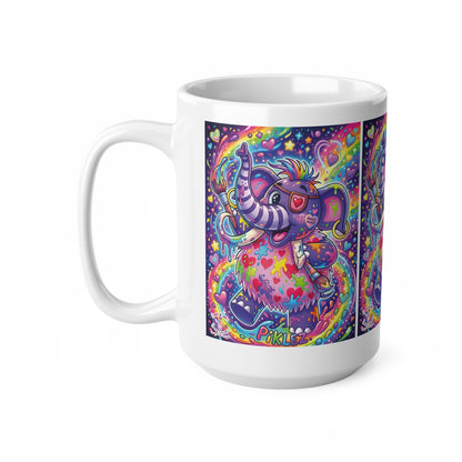 Piklez™ 12oz Ceramic Coffee Cup – "Magic Paint!" Graphic | Smile Universe Collection