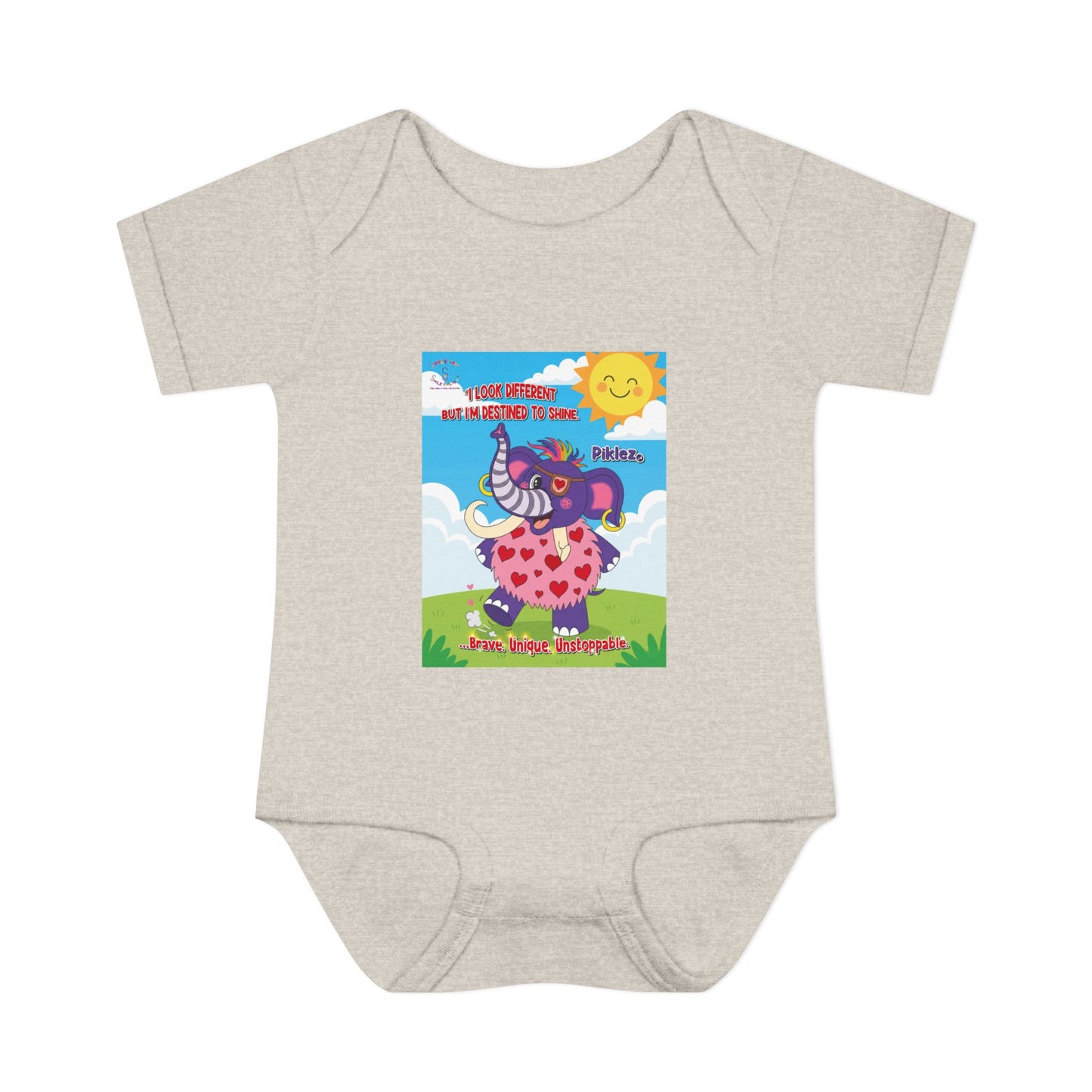 Piklez™ Infant Bodysuit – “Destined to Shine” Baby Outfit | Smile Universe Collection