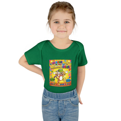 Potz™ Infant Baby Rib Bodysuit – "My ADHD Brain is Full of Brilliant Ideas!" Graphic Onesie | Smile Universe Collection