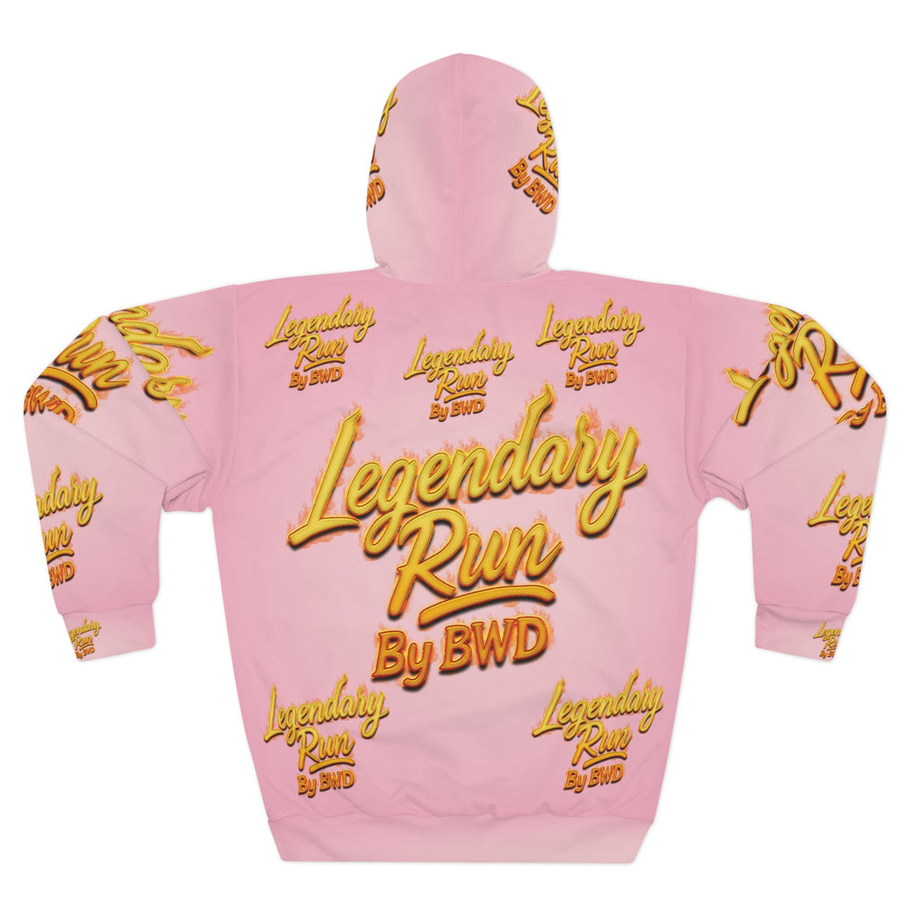 Legendary Run All-Over Print Hoodie — Pullover