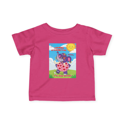 Piklez™ Infant Fine Jersey Tee – “Destined to Shine” Baby Shirt | Smile Universe Piklez Collection