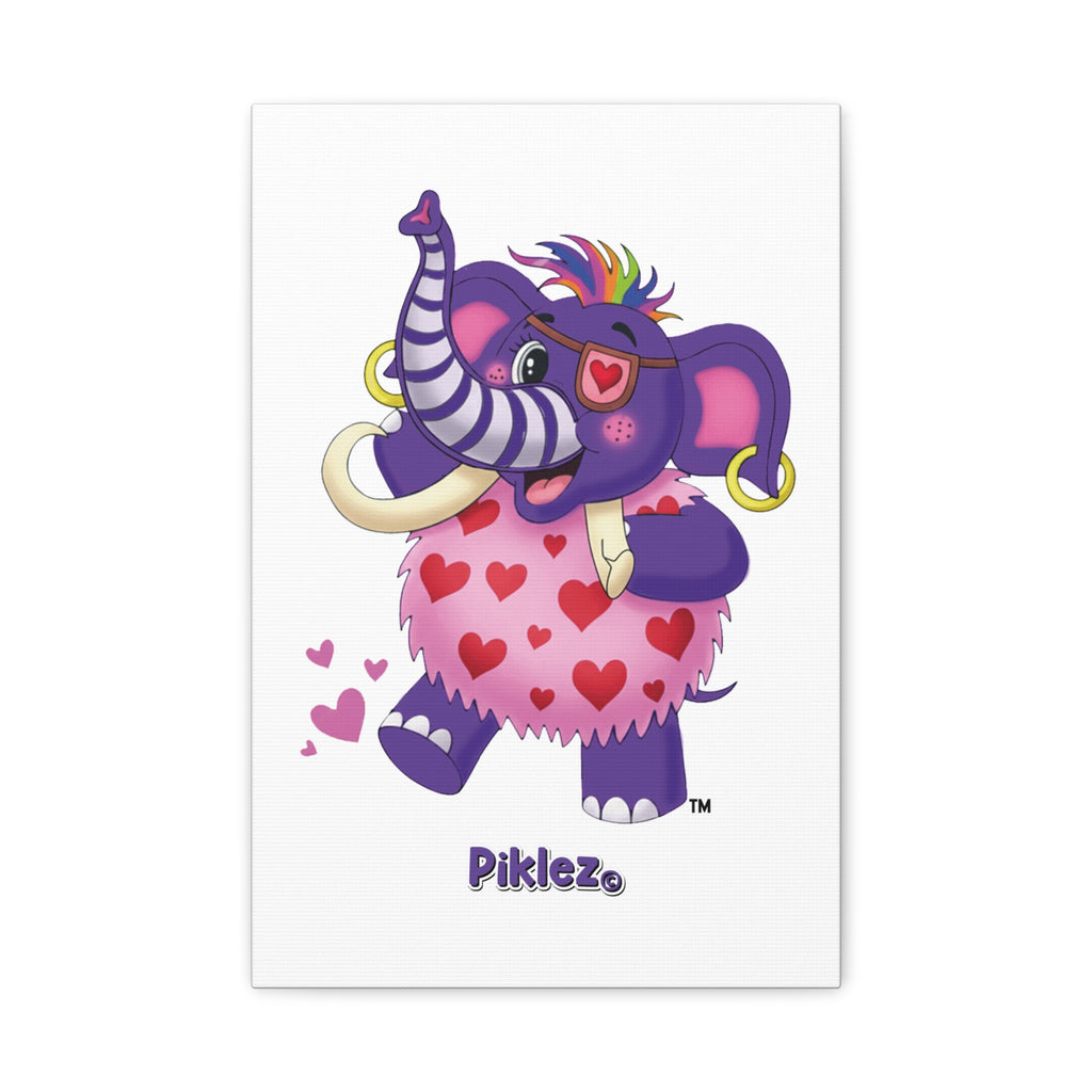Piklez™ Matte Canvas, Stretched 1.25" – "Full of Love!" Graphic Wall Art | Smile Universe Collection
