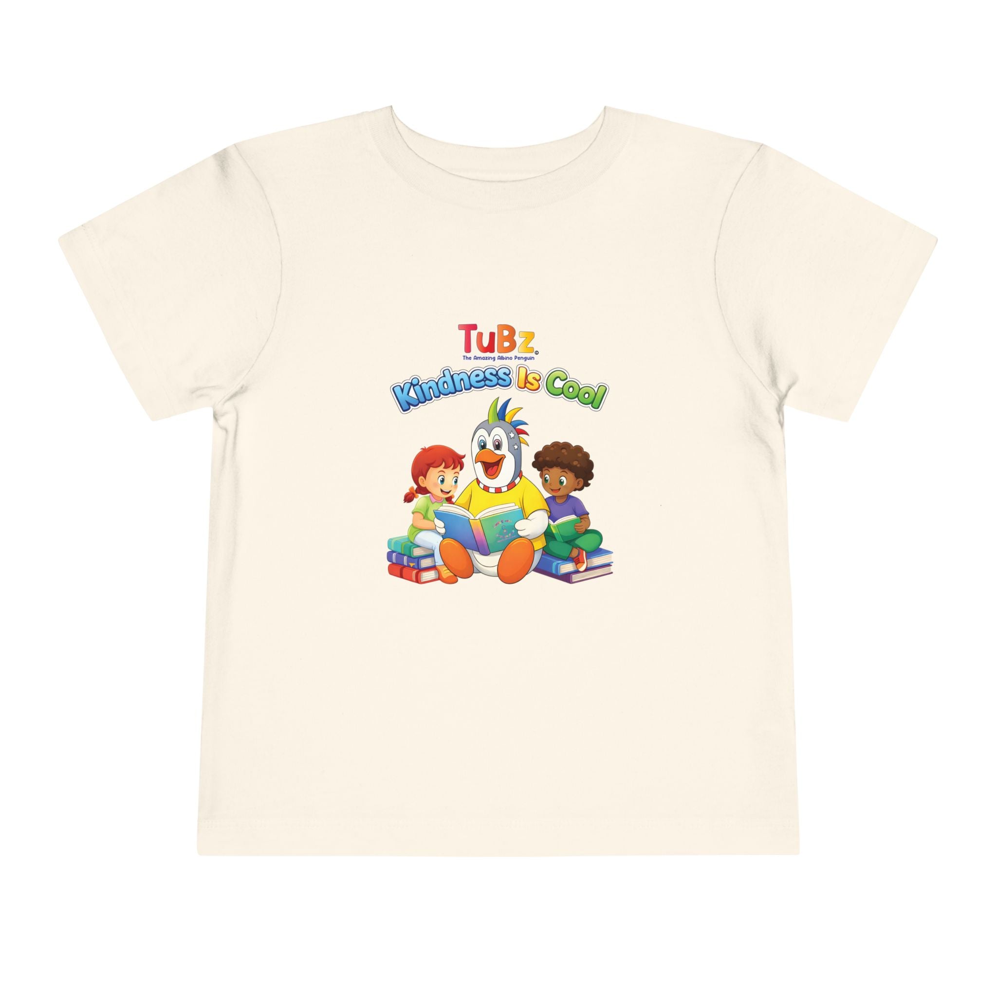 TuBz™ "Kindness Is Cool" Kids T-Shirt - Positive Message Graphic Tee | Smile Universe TuBz4Kidz