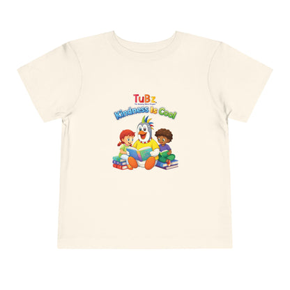 TuBz™ "Kindness Is Cool" Kids T-Shirt - Positive Message Graphic Tee | Smile Universe TuBz4Kidz