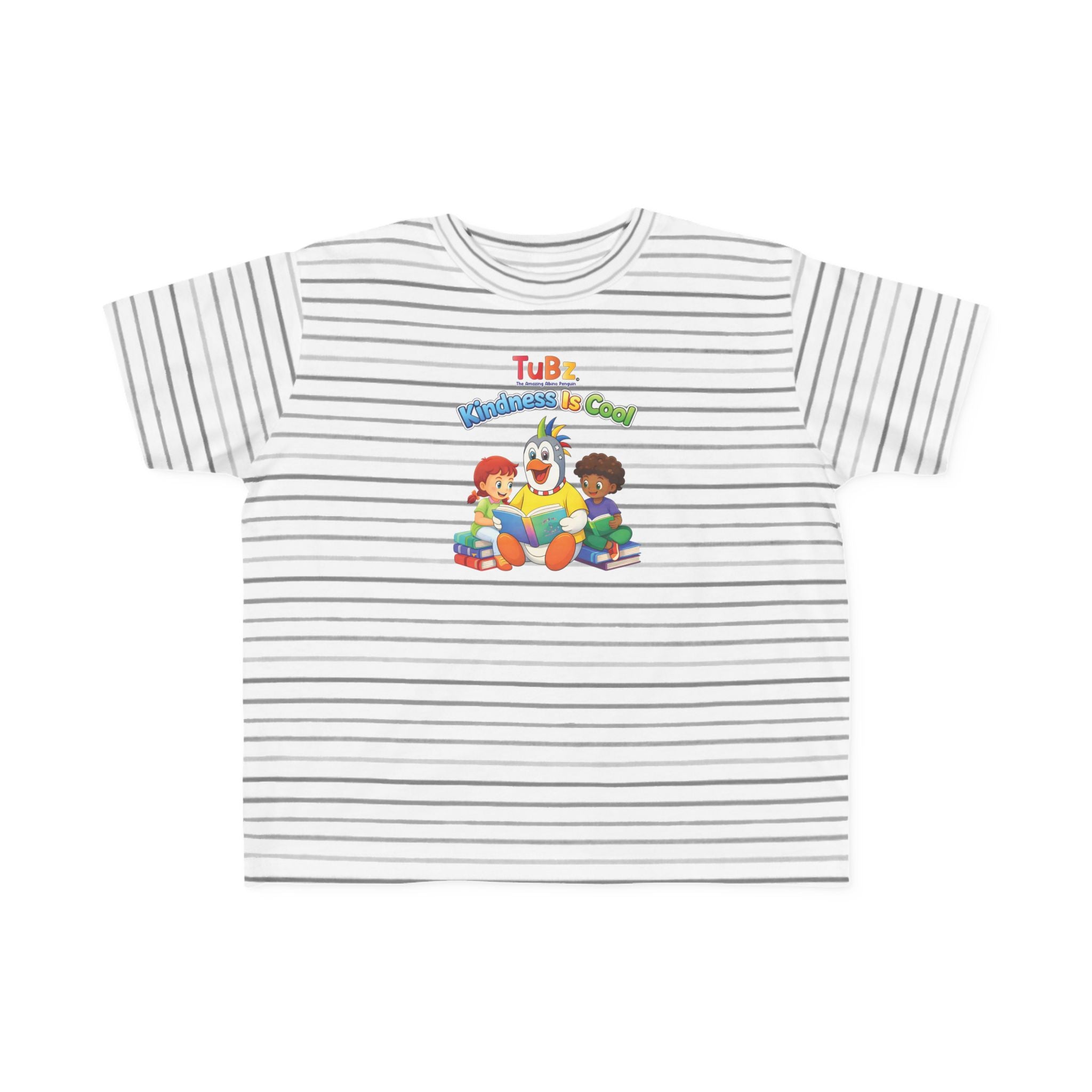 TuBz™ "Kindness Is Cool" Kids T-Shirt - Positive Message Graphic Tee | Smile Universe TuBz4Kidz