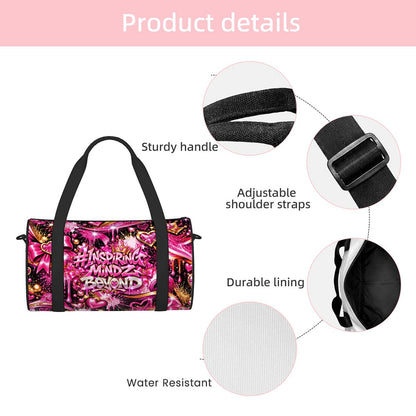 BWD “Inspiring Mindz Beyond™” AOP Mini Duffle Bag