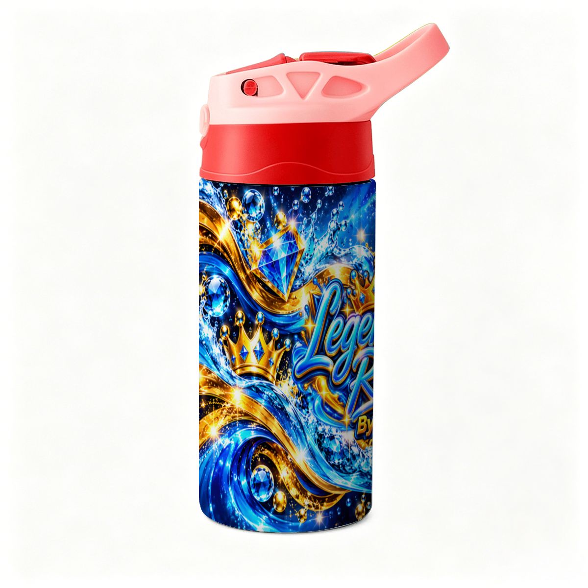 Legendary Run Water Bottle - Blue & Gold Edition