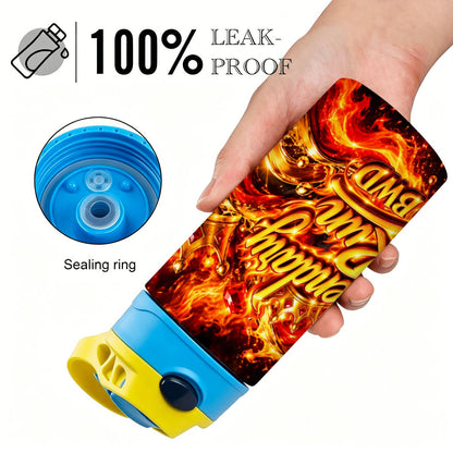 Legendary Run Water Bottle - Fire & Gold Edition