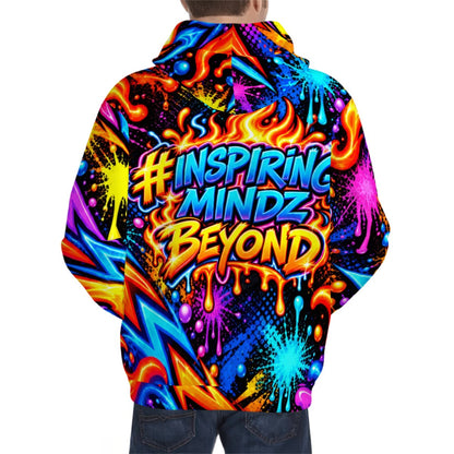 Men’s Graphic Hoodie – Inspiring Mindz Beyond Colorful Street Art Pullover