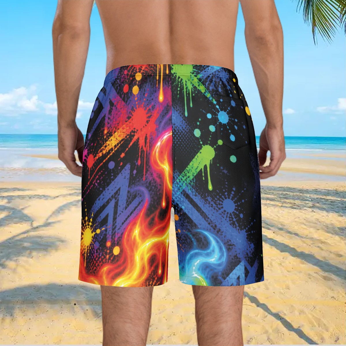 Men’s AOP Beach Shorts – Inspiring Mindz Beyond